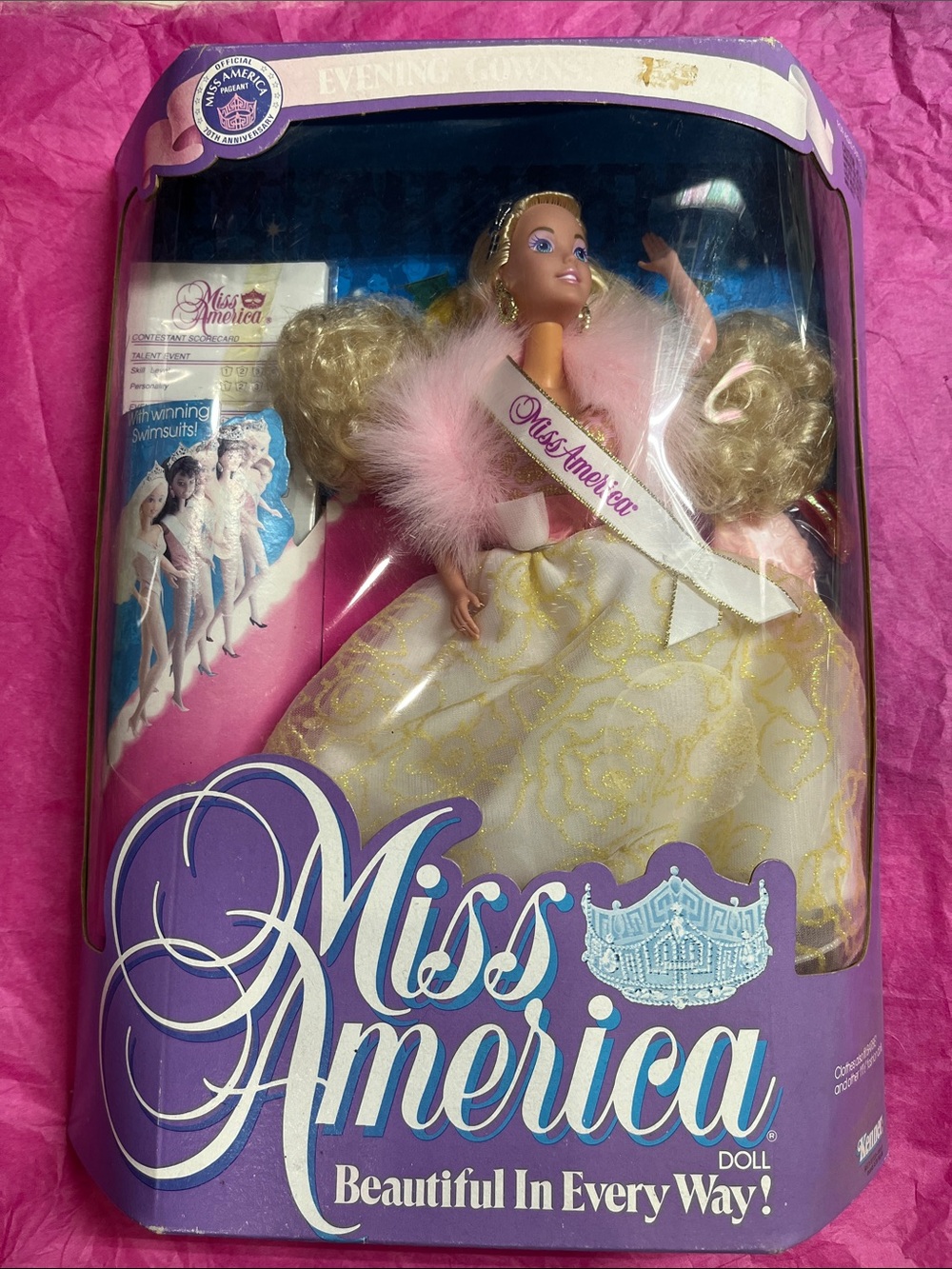 1991 Kenner Miss America "Blair" Doll (Evening Gown Collection) NRFB
